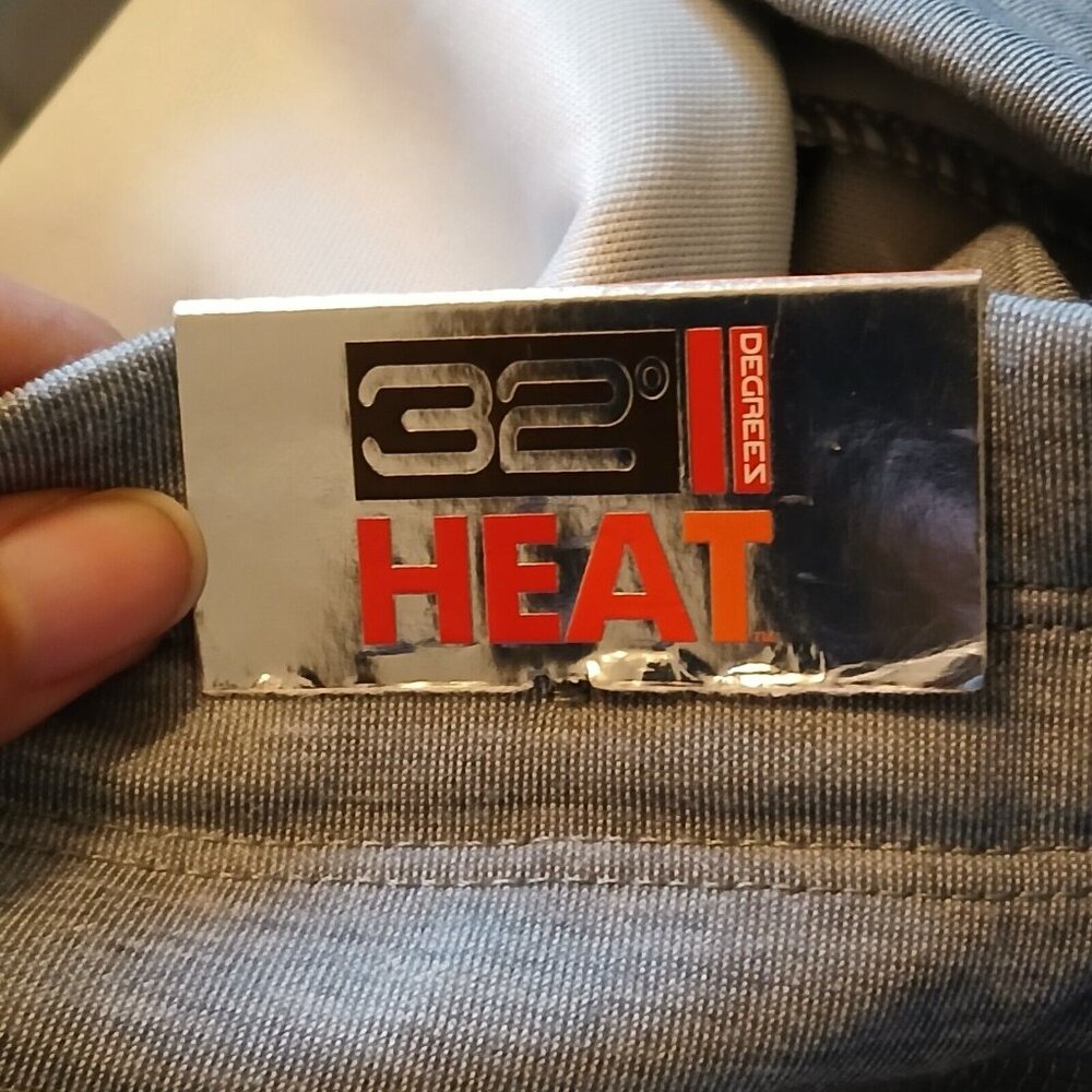 32 Degrees Heat Women's Size XXL Heather Grey Fleece Jogger Pants - Picture 4 of 7